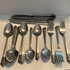 Cambridge Flatware Dining Set with‎ Ornate Design